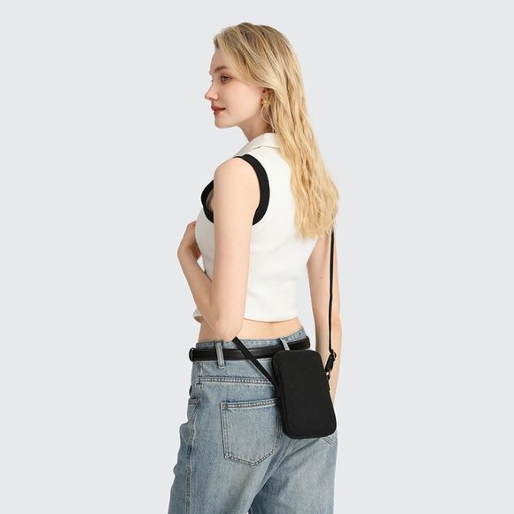 Small Crossbody Purse Zipper Cell Phone Bag Mini Shoulder Purse Wallet Smart Pho - Picture 5 of 9